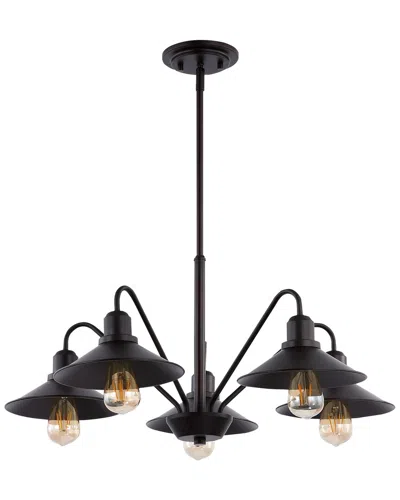 Jonathan Y Cole 5 Light Led Pendant In Bronze