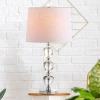Jonathan Y Cole 27" Crystal Led Table Lamp In Clear