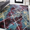 Jonathan Y Cole Minimalist Diamond Trellis Area Rug In Multi/white