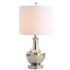 Jonathan Y Colette Mini Glass Led Table Lamp In Silver