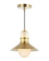 Jonathan Y Colin 9.75in Adjustable Retro Hurricane Led Pendant