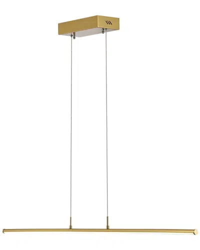 Jonathan Y Conley Led Pendant In Gold