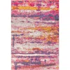 Jonathan Y Contemporary Pop Modern Abstract Brushstroke Area Rug In Pink/cream