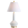 Jonathan Y 29in Copenhagen White & Brass Table Lamp