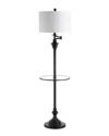 Jonathan Y Cora 60in Metalglass Led Side Table And Floor Lamp