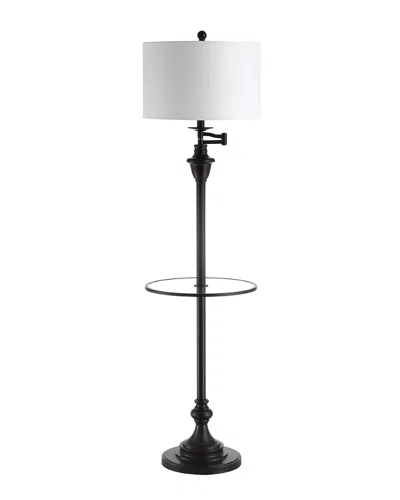Jonathan Y Cora 60in Metalglass Led Side Table And Floor Lamp