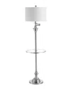 Jonathan Y Cora 60in Metalglass Led Side Table And Floor Lamp