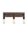 Jonathan Y Corbett 22.13" 3-light Rustic Farmhouse Iron Led Vanity In Oil Rubbed Bronze