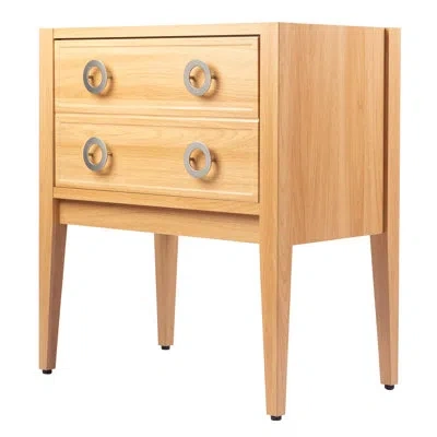 Jonathan Y Corbin 30 In. W X 18 In. D X 33 In. H Modern Classic 1-drawer Bath Vanity Base Only (sink Basin Not  In Oak