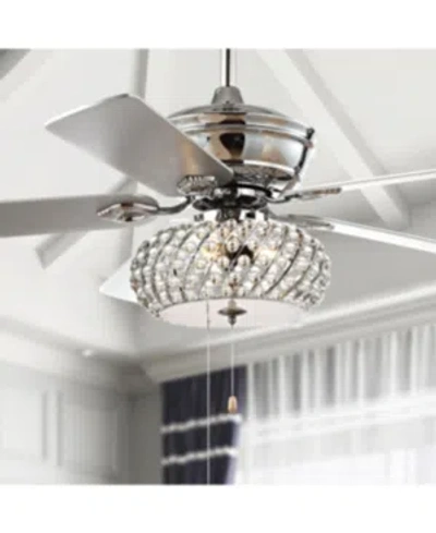JONATHAN Y CRISTA 52" 3-LIGHT, WOOD LED CEILING FAN