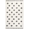 Jonathan Y Cristo Berber Geometric Shag Area Rug In White/gray