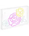 Jonathan Y Crowd Of Roses Contemporary Glam Acrylic Neon Lighting