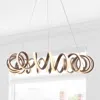 Jonathan Y Cursive 24" Adjustable Spiral Integrated Led Metal Chandelier Ceiling Light
