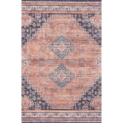 Jonathan Y Dalyan Geometric Medallions Machine-washable Area Rug In Multi