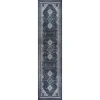 Jonathan Y Dalyan Geometric Medallions Machine-washable Area Rug In Navy/light Gray