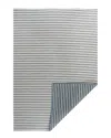 Jonathan Y Damon Classic Coastal Pinstripe Reversible Machine-washable  Indoor/outdoor Area Rug In Navy
