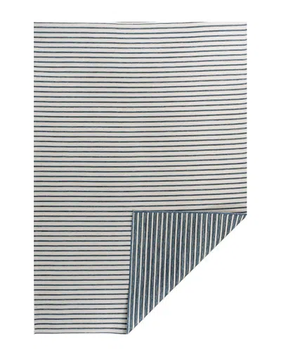 Jonathan Y Damon Classic Coastal Pinstripe Reversible Machine-washable  Indoor/outdoor Area Rug In Navy