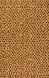 Jonathan Y Daphne Modern Classic Animal-spot Bordered Coir Indoor/outdoor Area Rug In Brown