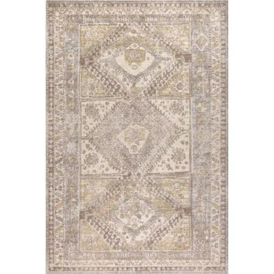Jonathan Y Darija Ornate Geometric Medallion Area Rug In Gray