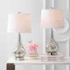 Jonathan Y Darren 25.5" Glass Led Table Lamp (set Of 2)