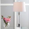 Jonathan Y Dean 28" Crystal Led Table Lamp