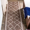 Jonathan Y Derya  Diamond Trellis Indoor/outdoor Area Rug In Brown/beige