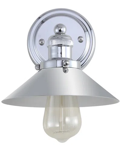 Jonathan Y Designs 1-light June Chrome Sconce In White