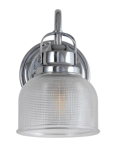 Jonathan Y Designs 1-light Virginia Chrome Vanity Light In Silver