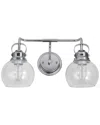 Jonathan Y Designs 2-light Virginia Chrome Vanity Light