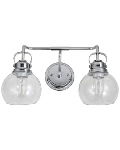 JONATHAN Y JONATHAN Y DESIGNS 2-LIGHT SHIRLEY CHROME VANITY LIGHT