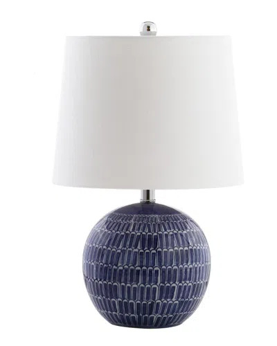 Jonathan Y Designs 21in Ronald Ceramic Led Table Lamp In Multi