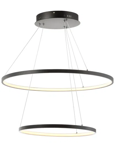 Jonathan Y Designs 24in Brice Integrated Led Metal Chandelier