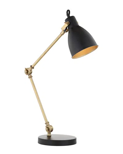 Jonathan Y Designs 24in Led Barnes Metal Task Lamp In Black