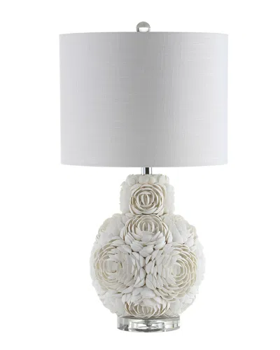 Jonathan Y Designs 24in Seashell Rosette Led Table Lamp