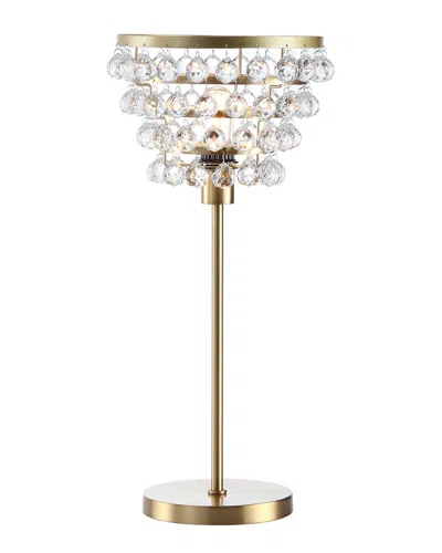 JONATHAN Y JONATHAN Y DESIGNS 25IN BUCKINGHAM CRYSTAL & METAL TABLE LAMP