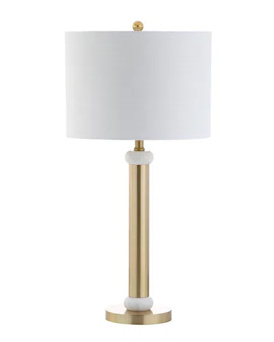 Jonathan Y Designs 27in Gregory Metal & Marble Led Table Lamp