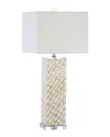 Jonathan Y Designs 30.5in Daniel Seashell & Crystal Led Table Lamp
