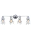 Jonathan Y Designs 4-light Evelyn Chrome Vanity Light