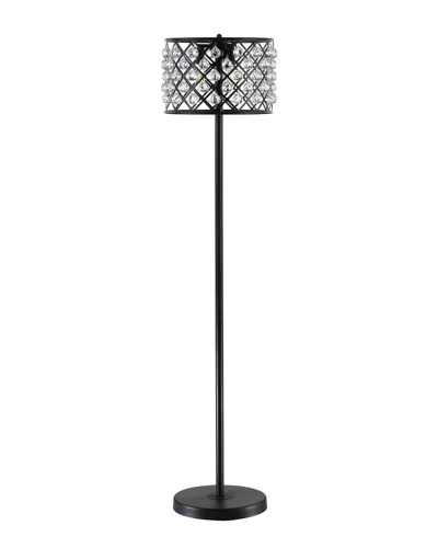 Jonathan Y Designs 60in Elizabeth Bronze & Clear Floor Lamp