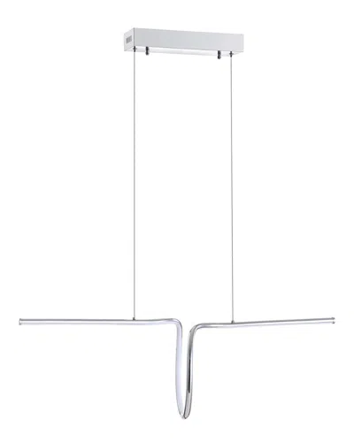 JONATHAN Y JONATHAN Y DESIGNS ALI 34.5IN DIMMABLE ADJUSTABLE INTEGRATED LED LINEAR PENDANT