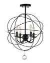 Jonathan Y Designs Alma 12in Led Flush Mount