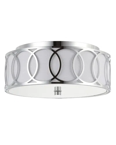 Jonathan Y Designs Aria 2-light 12.25in Metal Flush Mount In Multi