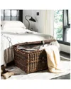 Jonathan Y Designs Caden Wicker Storage Trunk