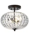Jonathan Y Designs Catalina 11.7in Led Semi-flush Mount