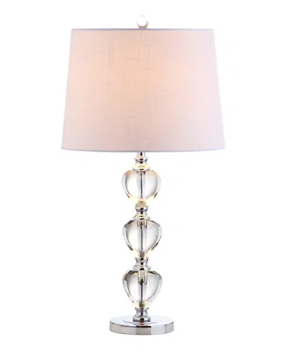 Jonathan Y Designs Cole 27in Crystal Led Table Lamp In Transparent
