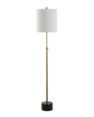 Jonathan Y Designs Crosby 56-66in Adjustable Height Metal Floor Lamp In White