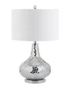 Jonathan Y Designs Emilia 26in Mirrored Mosaic Led Table Lamp
