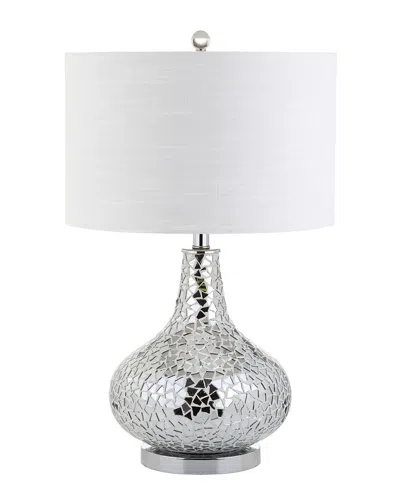 Jonathan Y Designs Emilia 26in Mirrored Mosaic Led Table Lamp