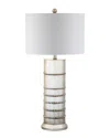 Jonathan Y Designs Evelyn 31in Resin Led Table Lamp Silver