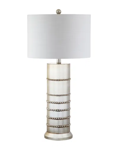 Jonathan Y Designs Evelyn 31in Resin Led Table Lamp Silver